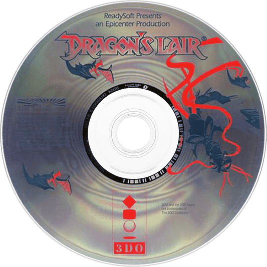 Dragon’s Lair disc for Panasonic 3DO (3DO) interactive animated adventure video game