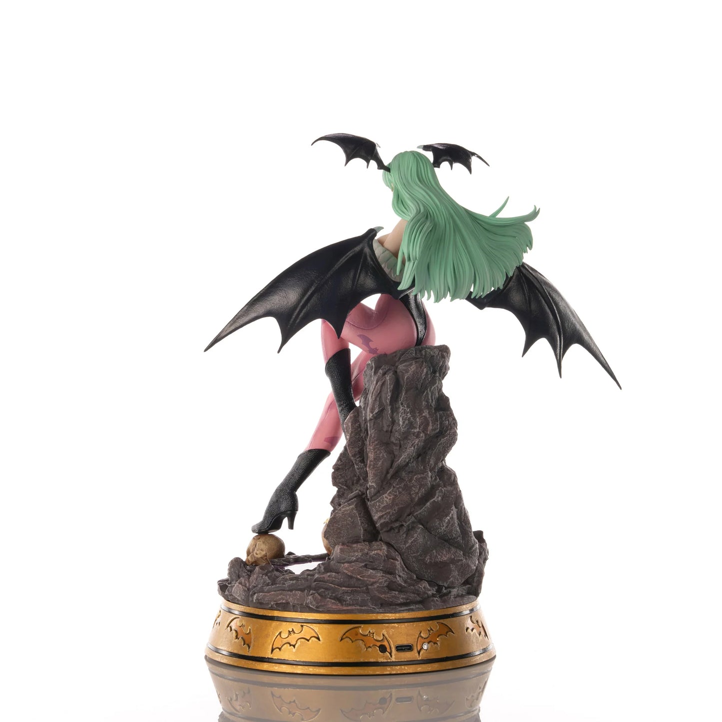 Morrigan Aensland 10" Statue – Figure. Back view of figure at angle