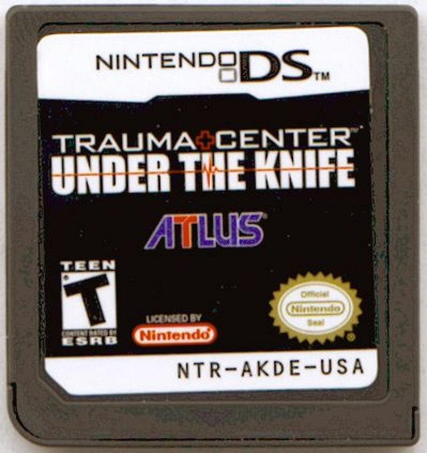 Trauma Center: Under the Knife cartridge for Nintendo DS (DS) medical simulation video game