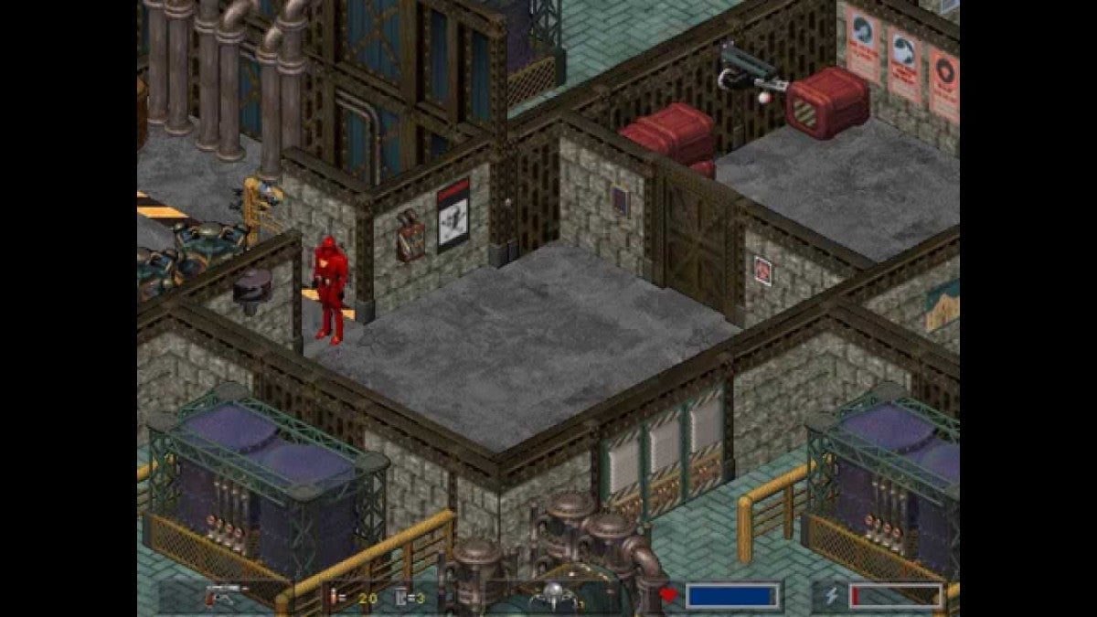 Crusader No Remorse Sega Saturn isometric action shooter cyberpunk tactical combat game rebellion storyline explosive weapons destruction based gameplay The 3DO Company port sci fi military missions retro gaming Sega Saturn software video game title gameplay 