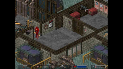 Crusader No Remorse Sega Saturn isometric action shooter cyberpunk tactical combat game rebellion storyline explosive weapons destruction based gameplay The 3DO Company port sci fi military missions retro gaming Sega Saturn software video game title gameplay 