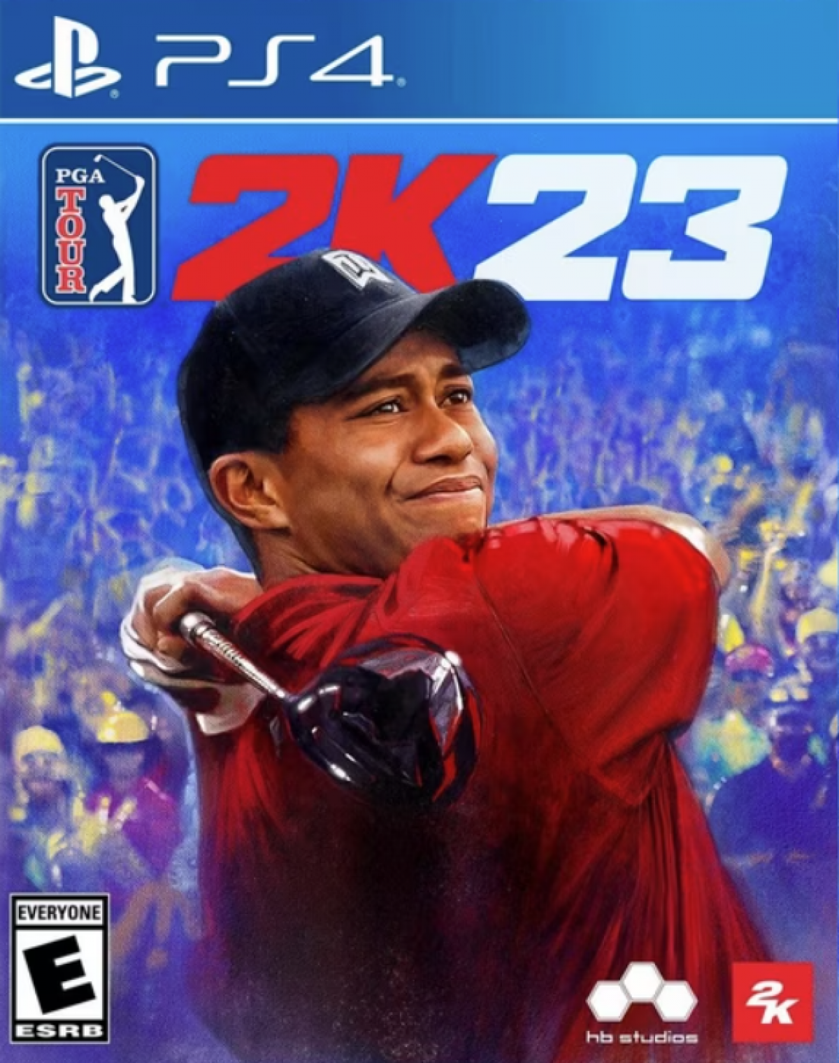 PGA Tour 2K23 – PlayStation 4 (PS4) video game cover image, sports golf simulation