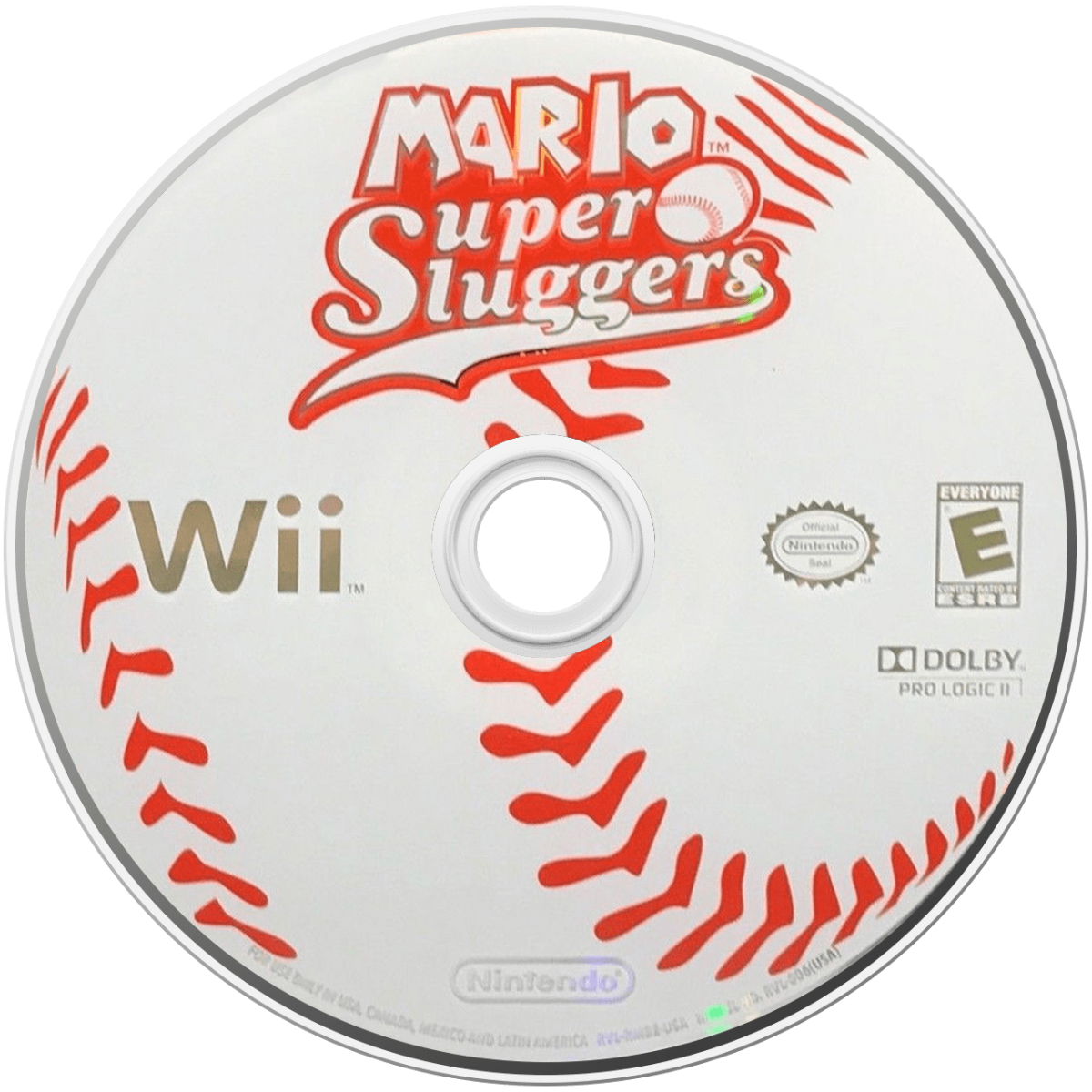 Mario Super Sluggers – Nintendo Wii (Wii) arcade baseball sports multiplayer video game disc