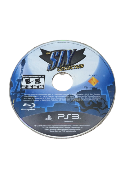 The Sly Collection disc art for PlayStation 3 (PS3) video game