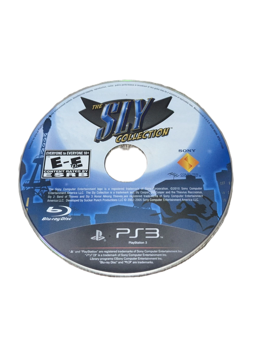 The Sly Collection disc art for PlayStation 3 (PS3) video game