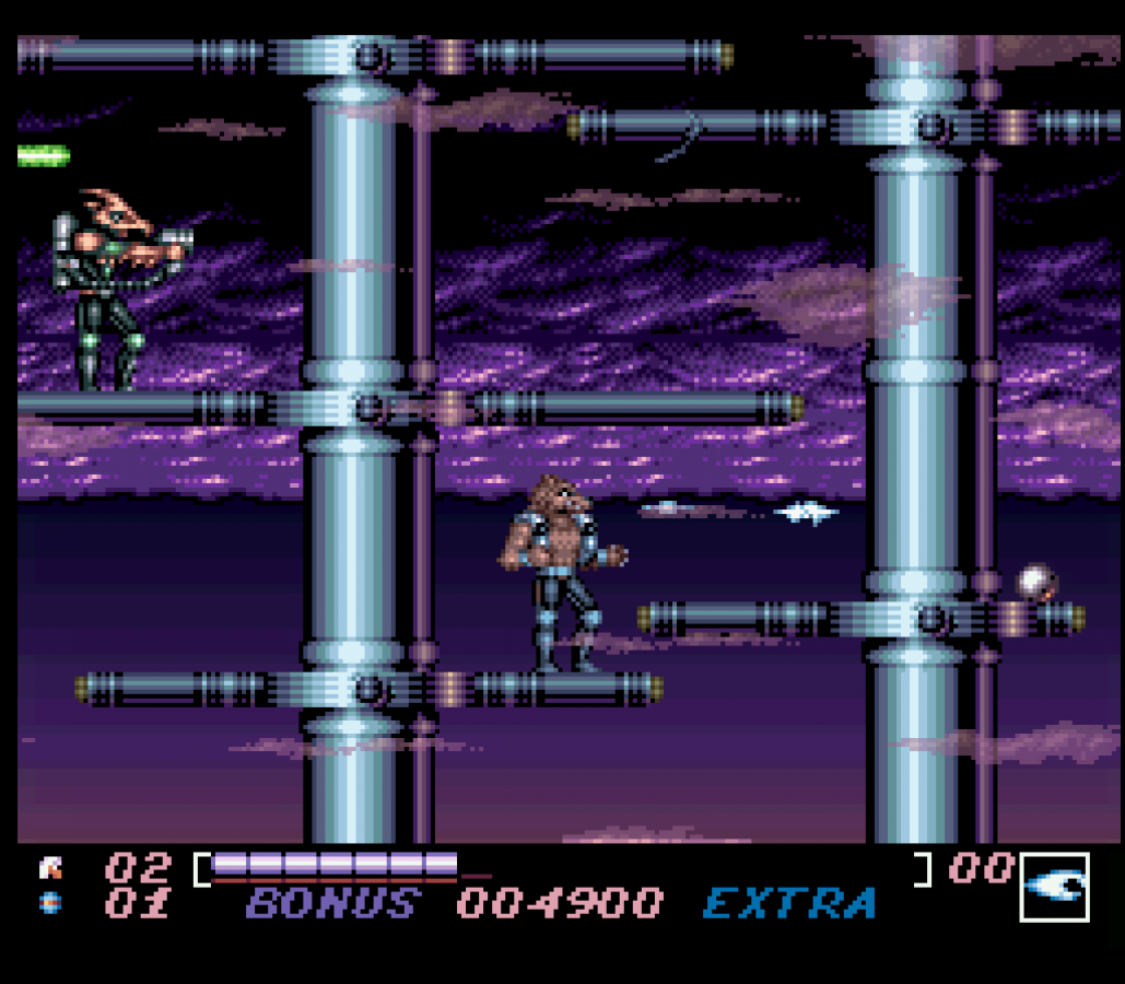 Wolfchild Super Nintendo Entertainment System SNES retro video game action platformer collectible gaming title featuring fast paced combat challenging platforming fantasy adventure gameplay classic 16 bit graphics Super Nintendo gaming experience retro game collection appeal gameplay