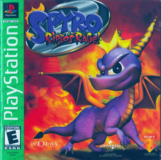 Spyro 2: Ripto's Rage! [Greatest Hits] cover art for retro video game