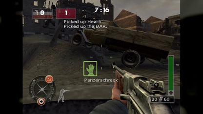 Call of Duty Finest Hour Platinum Hits for Xbox with World War II themed action visuals gameplay