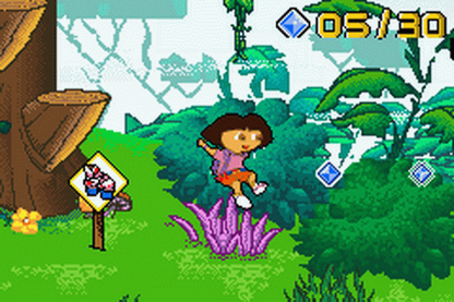 Game Boy Advance Dora the Explorer Super Spies adventure game gameplay