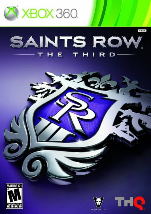 Saints Row: The Third cover art for Xbox 360 (X360) video game
