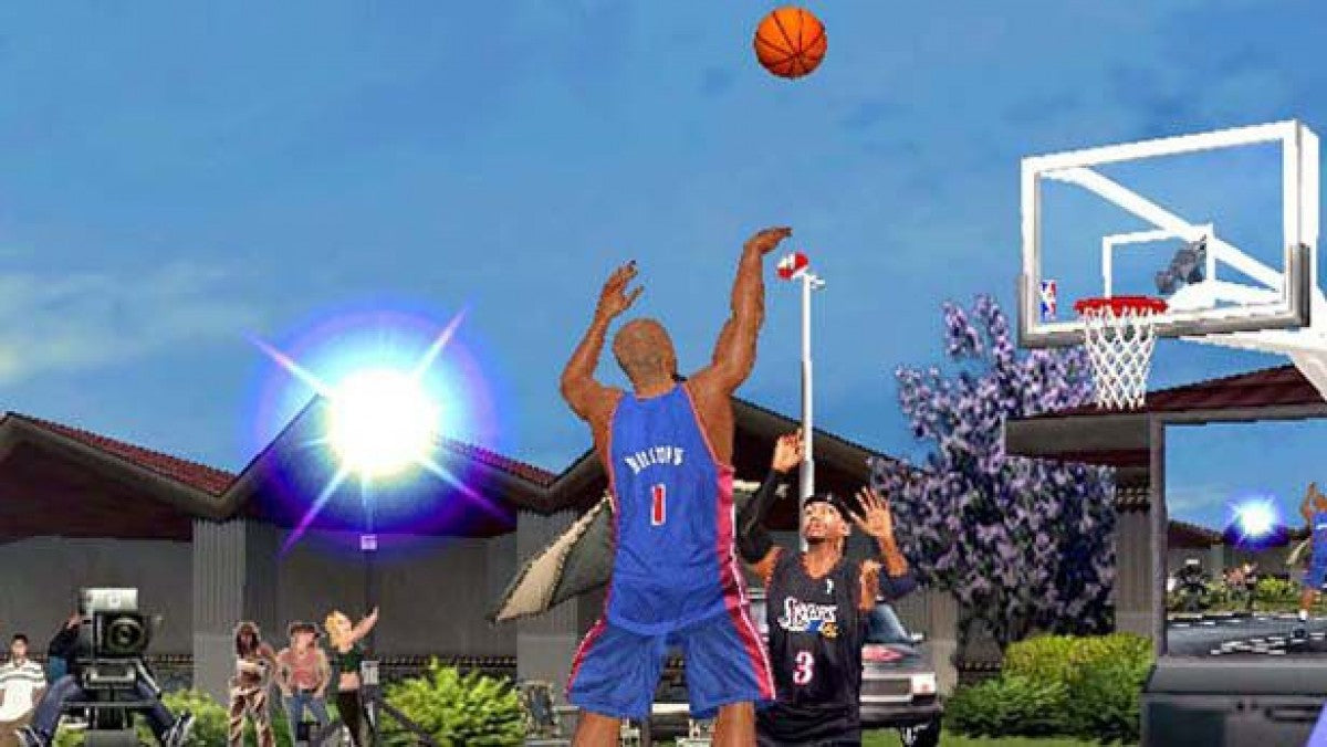 NBA Ballers Phenom – PlayStation 2 (PS2) basketball sports video game gameplay