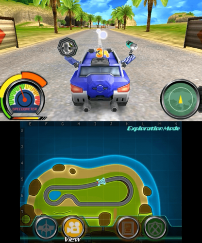 Fossil Fighters: Frontier gameplay for Nintendo 3DS (3DS) role-playing video game