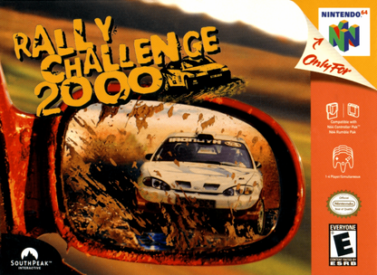Rally Challenge 2000 cover art for Nintendo 64 (N64) video game