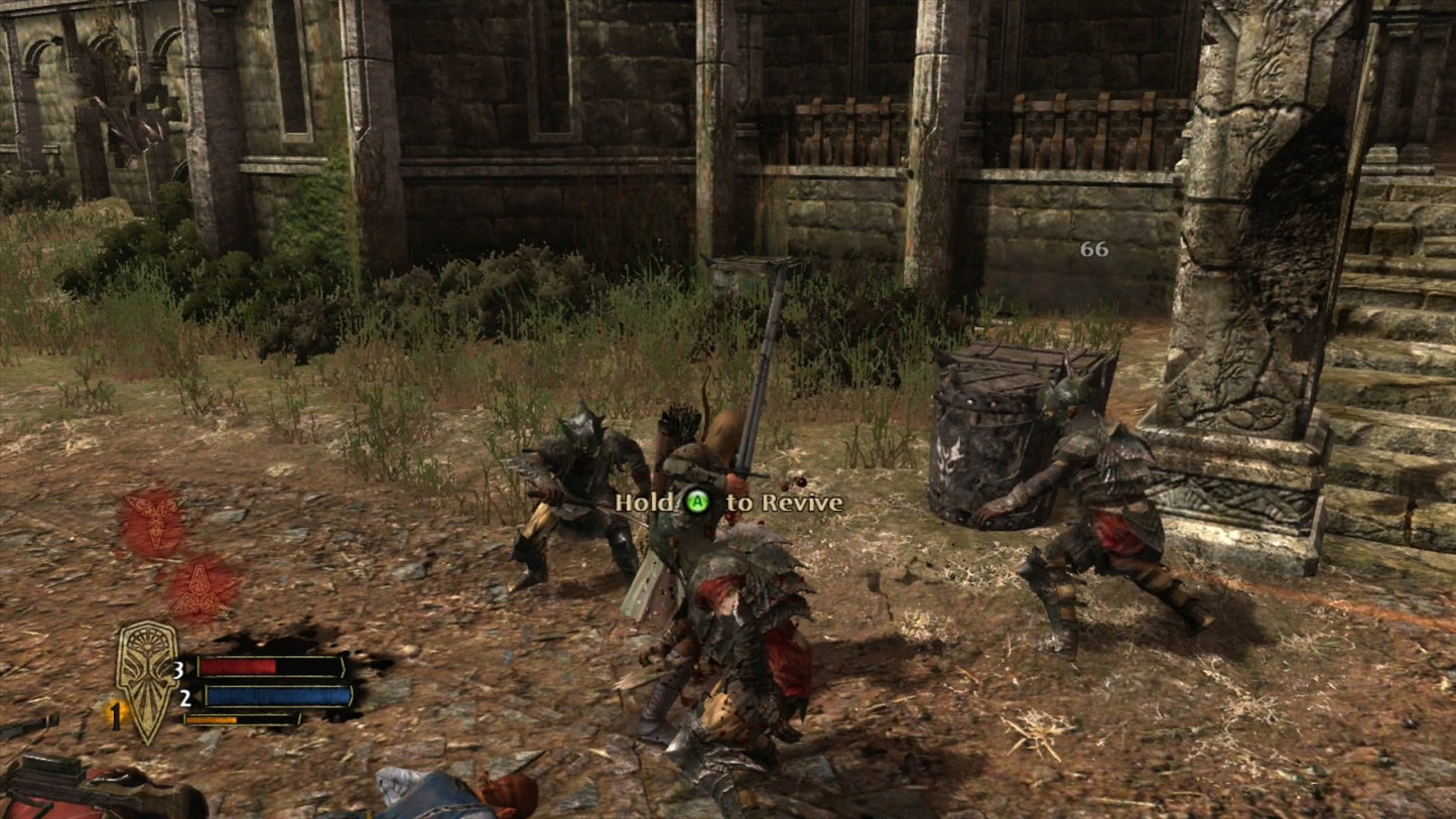 The Lord of the Rings: War in the North for Xbox 360 action RPG video game featuring cooperative gameplay epic Middle‑earth quests hack and slash combat and immersive fantasy adventure experience gameplay