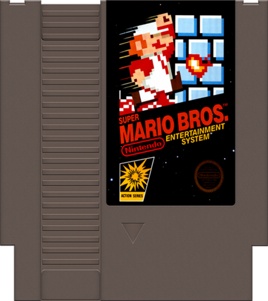 Super Mario Bros.[5 Screw] cartridge for Nintendo Entertainment System (NES) retro video game
