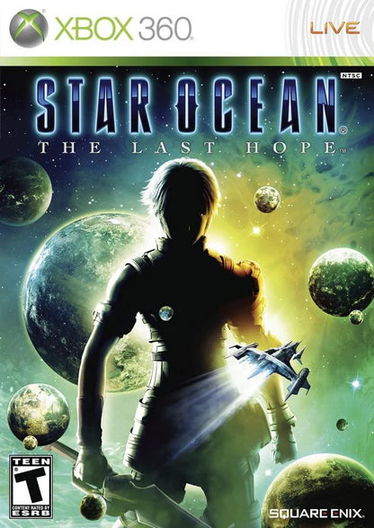Star Ocean: The Last Hope cover art for Xbox 360 (X360) sci-fi role-playing video game