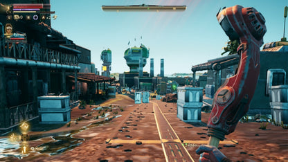 The Outer Worlds Nintendo Switch game featuring sci-fi RPG exploration, player choice, and space adventure gameplay sreenshot