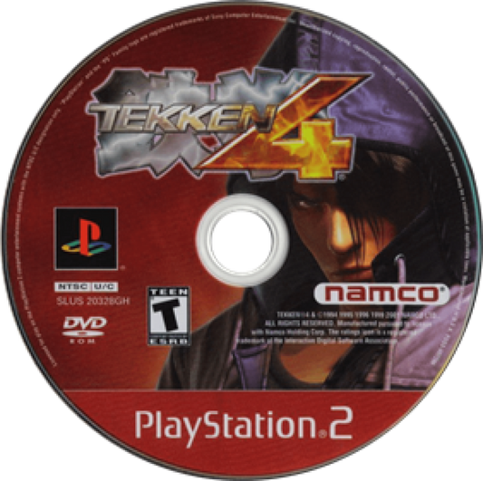 Tekken 4 Greatest Hits PlayStation 2 PS2 for retro video game enthusiasts featuring classic 3D fighting gameplay iconic Tekken characters intense martial arts battles interactive environments powerful combos arcade action and collectible gaming appeal disc