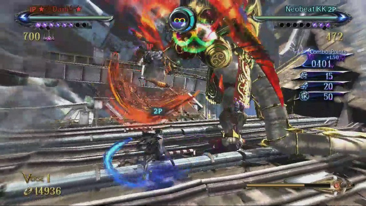 Bayonetta 2 [with Bonus Disc] gameplay art for Nintendo Wii U (WiiU) video game