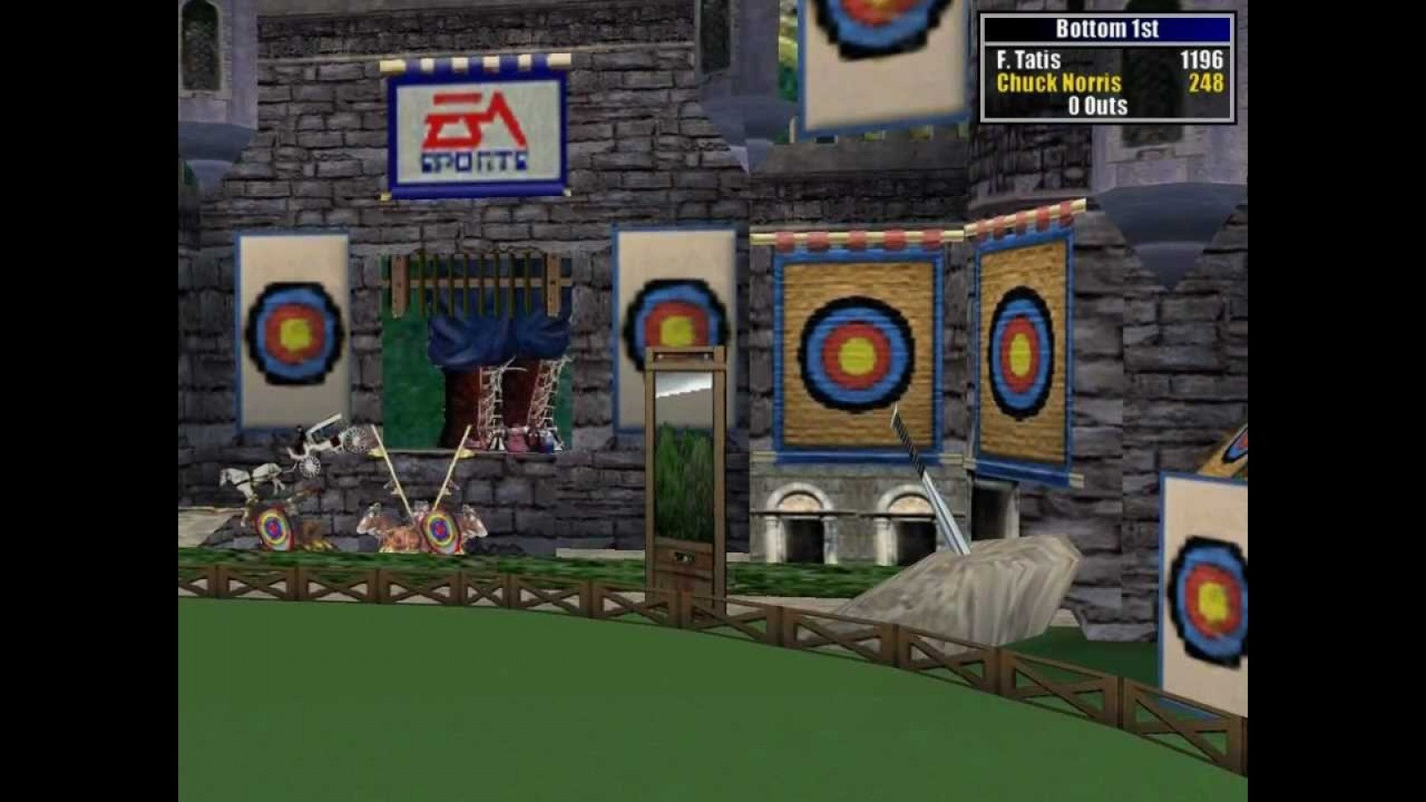 Triple Play 2001 for PlayStation 1 baseball sports video game featuring official MLB teams and players, realistic batting and pitching mechanics, season and franchise modes, and classic EA Sports baseball gameplay experience gameplay