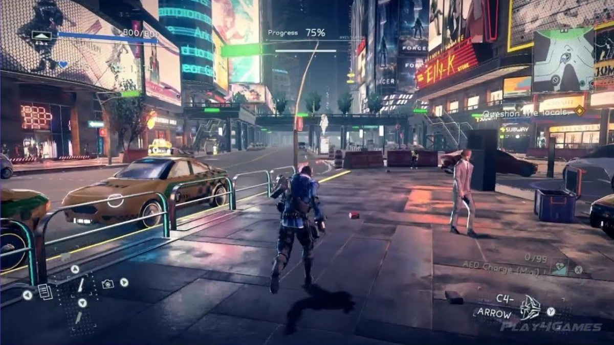Astral Chain Nintendo Switch game featuring dual-character action combat and futuristic police adventure gameplay screenshot