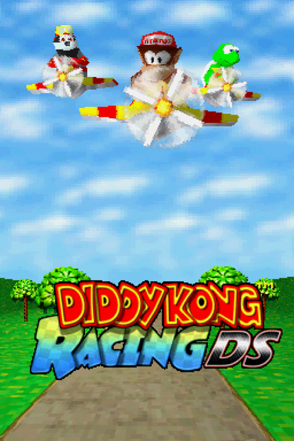 Diddy Kong Racing DS title screen for Nintendo DS (DS) video game