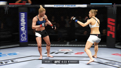 UFC 2 Xbox One video game, mixed martial arts fighting sports simulation, realistic UFC fighters and arenas, career and multiplayer modes gameplay screenshot