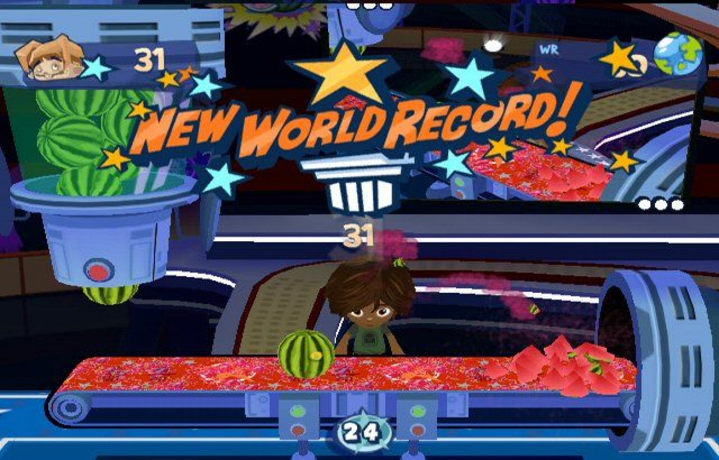 Guinness World Records: The Video Game – Nintendo Wii (Wii) party challenge mini-game gameplay for video game