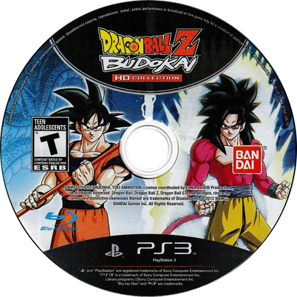 Dragon Ball Z Budokai HD Collection PlayStation 3 PS3 for video game enthusiasts featuring classic 3D fighting gameplay iconic Dragon Ball Z characters powerful attacks intense martial arts battles story modes high speed combat and collectible gaming appeal disc