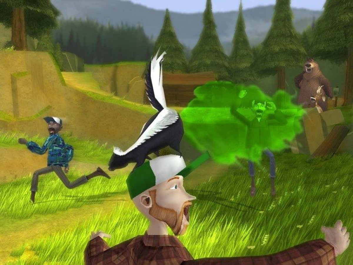 Open Season gameplay for GameCube game featuring family-friendly action adventure gameplay based on the animated movie