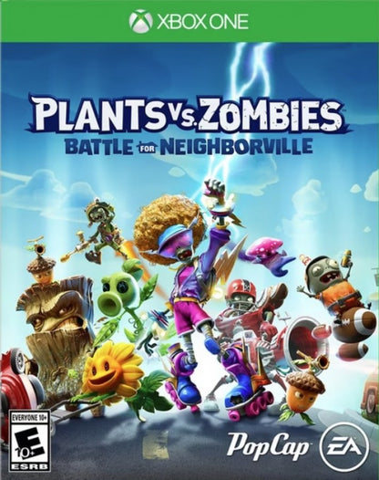 Plants vs. Zombies: Battle for Neighborville cover art for Xbox One (XONE) shooter video game