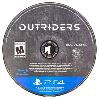 Outriders: Worldslayer for PlayStation 4 (PS4) at Gamers INC, featuring the definitive co-op looter-shooter experience with a massive new campaign, the endgame Trial of Tarya Gratar, and powerful Apocalypse Tier gear to customize your ultimate Altered warrior disc