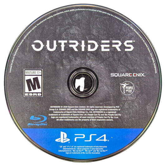 Outriders: Worldslayer for PlayStation 4 (PS4) at Gamers INC, featuring the definitive co-op looter-shooter experience with a massive new campaign, the endgame Trial of Tarya Gratar, and powerful Apocalypse Tier gear to customize your ultimate Altered warrior disc