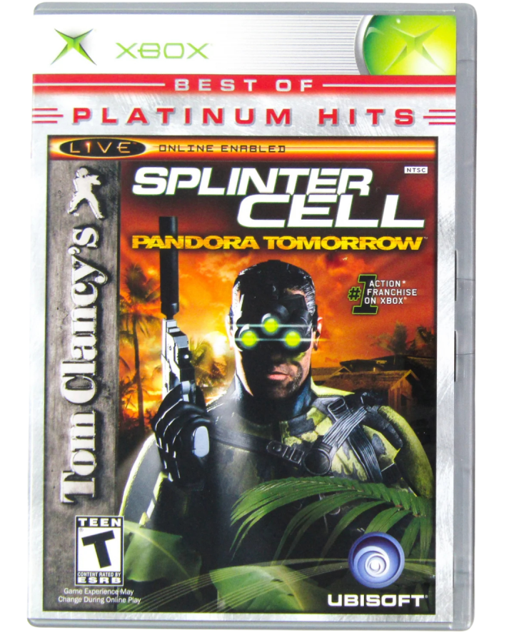 Tom Clancy’s Splinter Cell Pandora Tomorrow for Xbox Original Best Of Platinum Hits gameplay cover art