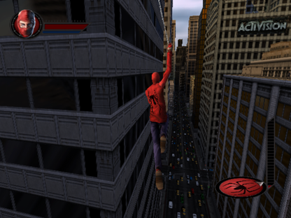 Spider-Man – PlayStation 2 (PS2) video game gameplay, action-adventure superhero game.