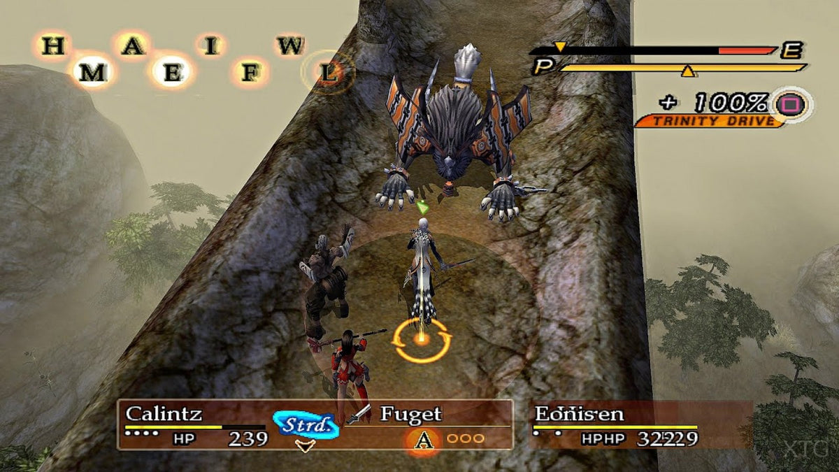 Magna Carta Tears of Blood PlayStation 2 PS2 role playing video game featuring fantasy adventure turn-based combat strategic battles character development magical abilities detailed environments challenging enemies story-driven gameplay and classic PlayStation 2 PS2 gaming collectible retro gaming appeal gameplay