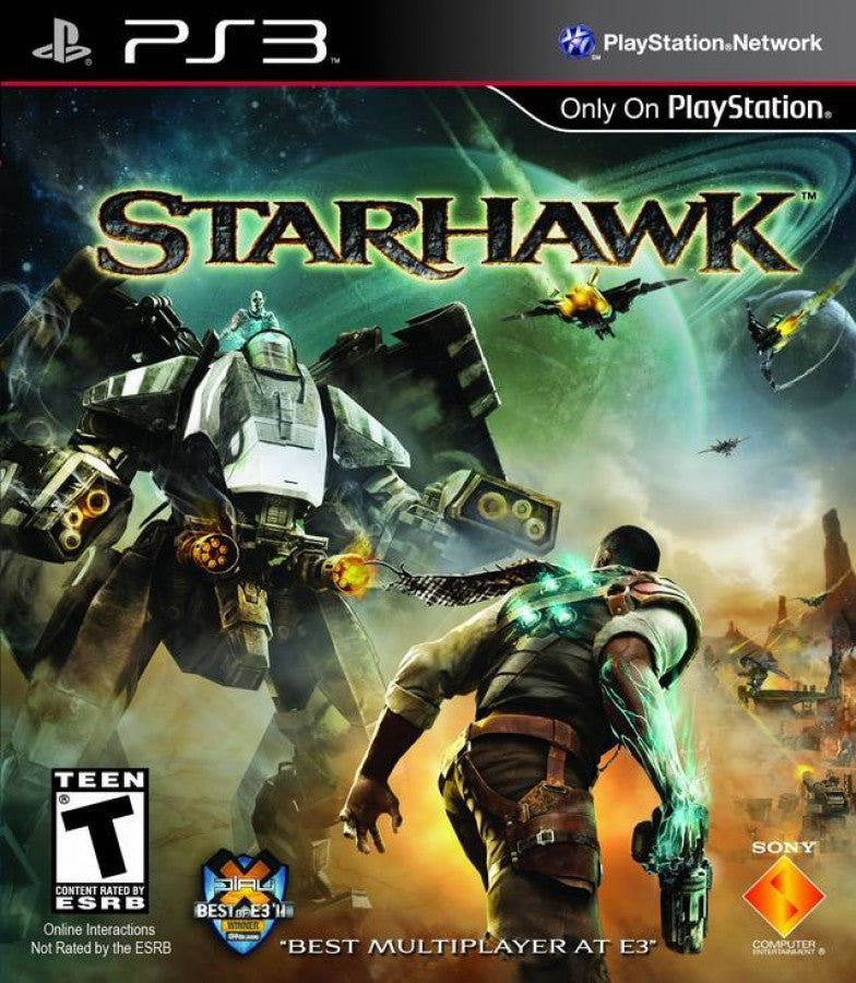 Starhawk cover art for PlayStation 3 PS3 video game