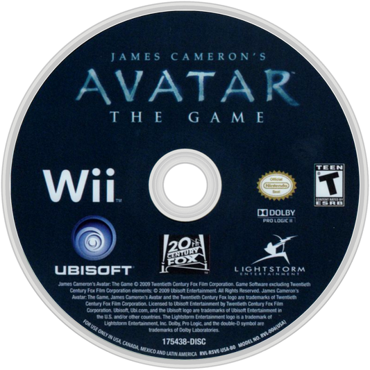 James Cameron's Avatar The Game Nintendo Wii for action adventure video game fans featuring Pandora exploration Na'vi and human factions alien wildlife combat customizable characters motion controls third person action missions colorful environments and immersive science fiction adventure collectible gaming appeal disc