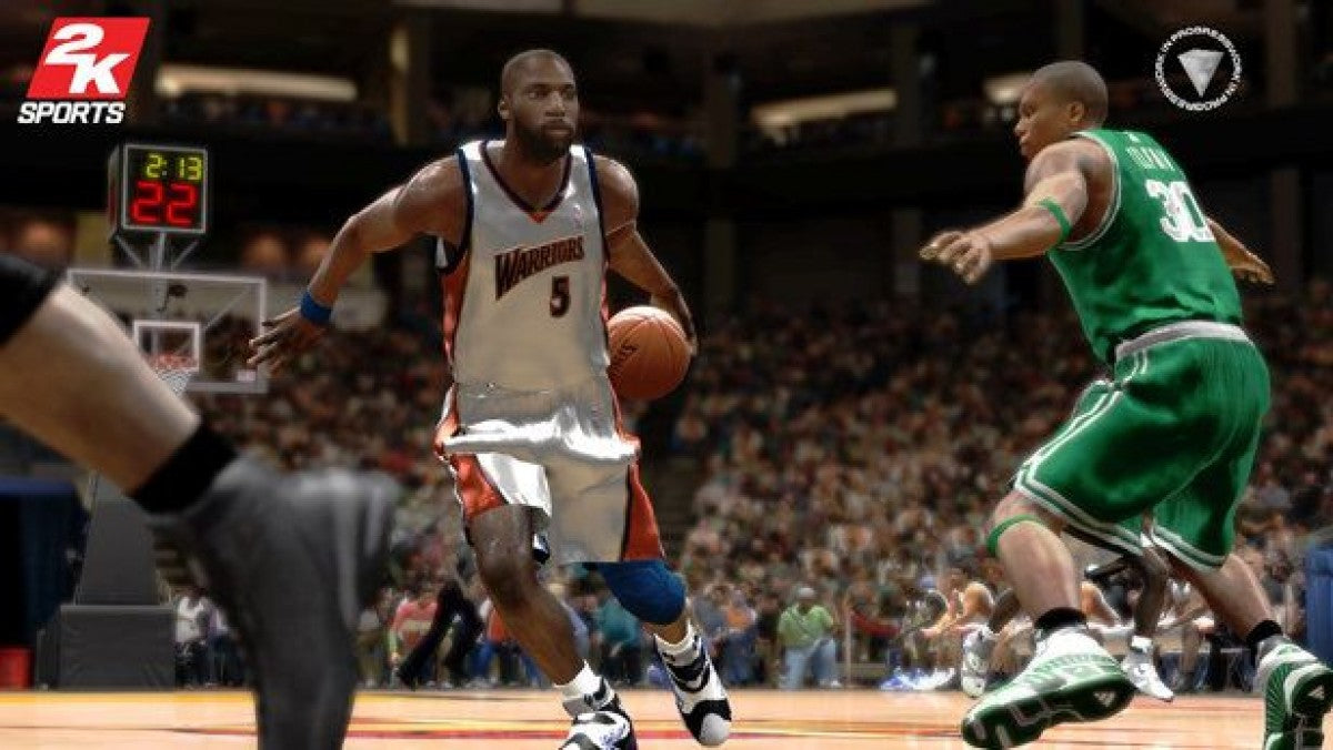 NBA 2K8 – PlayStation 2 (PS2) basketball sports video game gameplay