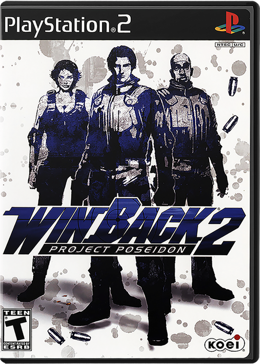 Winback 2: Project Poseidon cover art for PlayStation 2 (PS2) video game