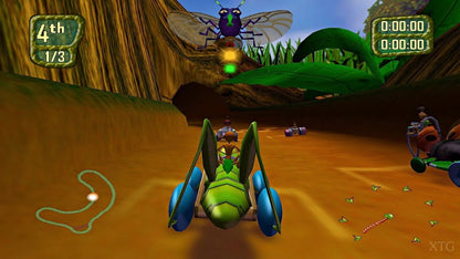 Antz Extreme Racing PS2 racing video game gameplay