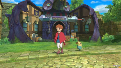 Ni no Kuni: Wrath of the White Witch PAL Import PlayStation 3 PS3 video game, role-playing RPG, fantasy adventure, Studio Ghibli-inspired visuals, console title gameplay