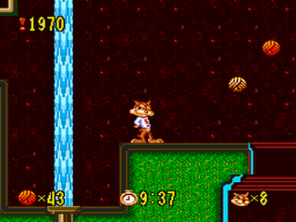 Bubsy gameplay for Sega Genesis (GEN) video game