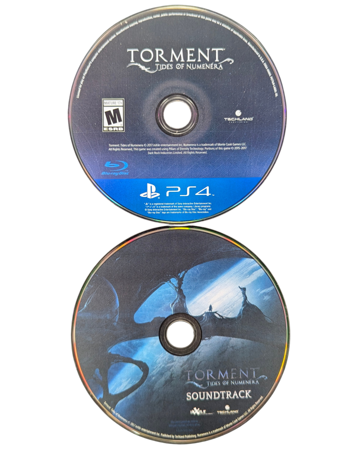 Torment Tides Of Numenera Steelbook Edition PlayStation 4 PS4 story-driven sci-fi fantasy RPG deep narrative choices matter Numenera universe collector’s metal case discs