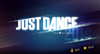 Just Dance 2014 – Nintendo Wii (Wii) dance rhythm music video game title screen