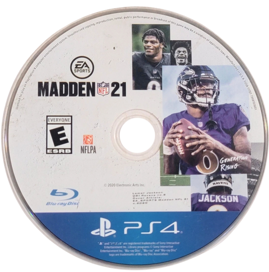 Madden NFL 21 – PlayStation 4 (PS4) video game disc, American football sports game