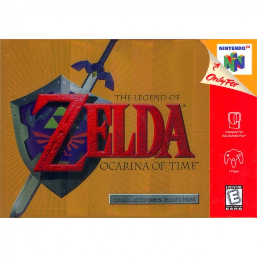 The Legend of Zelda Ocarina of Time Collectors Edition cover art for Nintendo 64 (N64) video game
