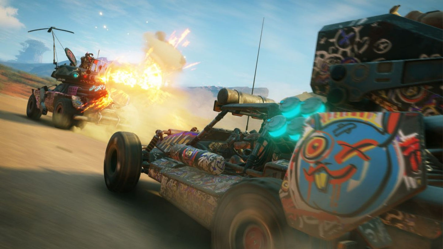 Rage 2 – PlayStation 4 (PS4) video game gameplay, open-world first-person shooter.