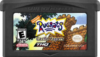 Rugrats: Castle Capers game cartridge for Game Boy Advance (GBA) video game