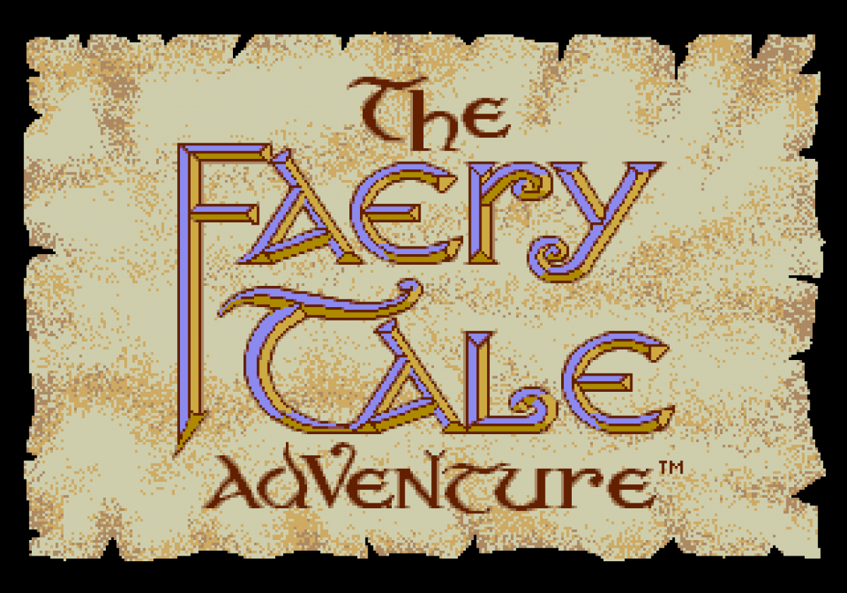 The Faery Tale Adventure Sega Genesis retro video game action RPG title screen (1991)